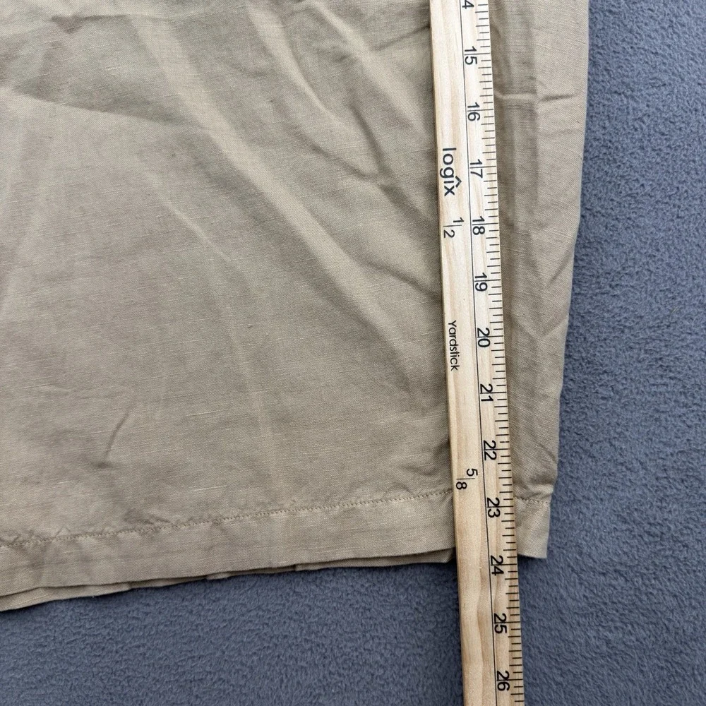 Polo Ralph Lauren Linen Blend Shorts Mens 56B RL Naval Tailors Khaki Brown 9